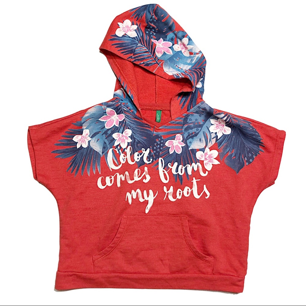 United Colors of Benetton Kids Short Sleeve Hoodie